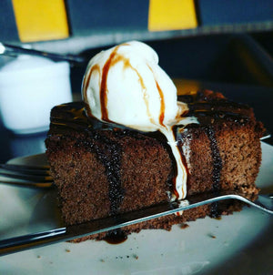 Brownie With Vanilla Ice-Cream