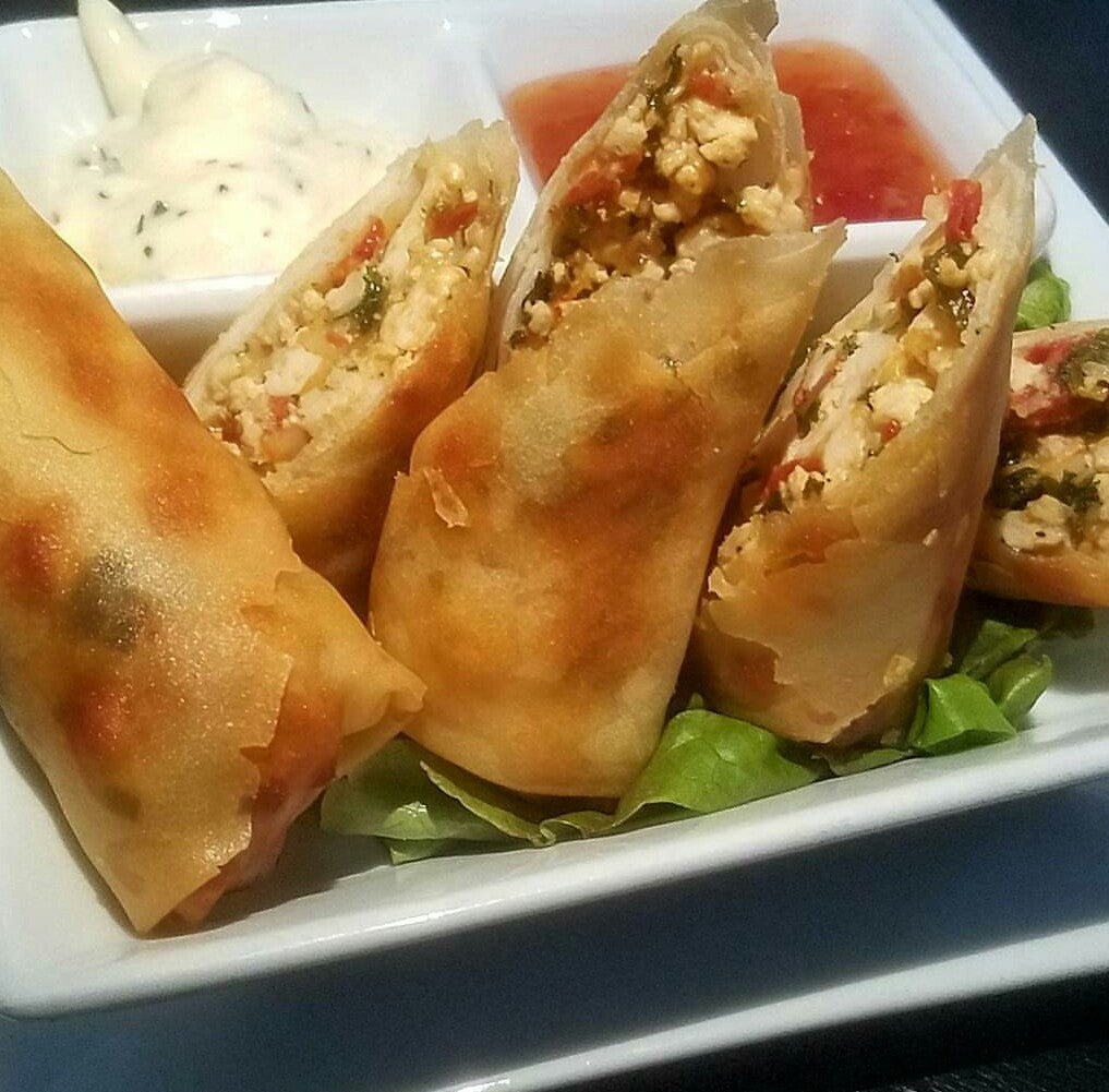 Spicy Chicken Spring Rolls