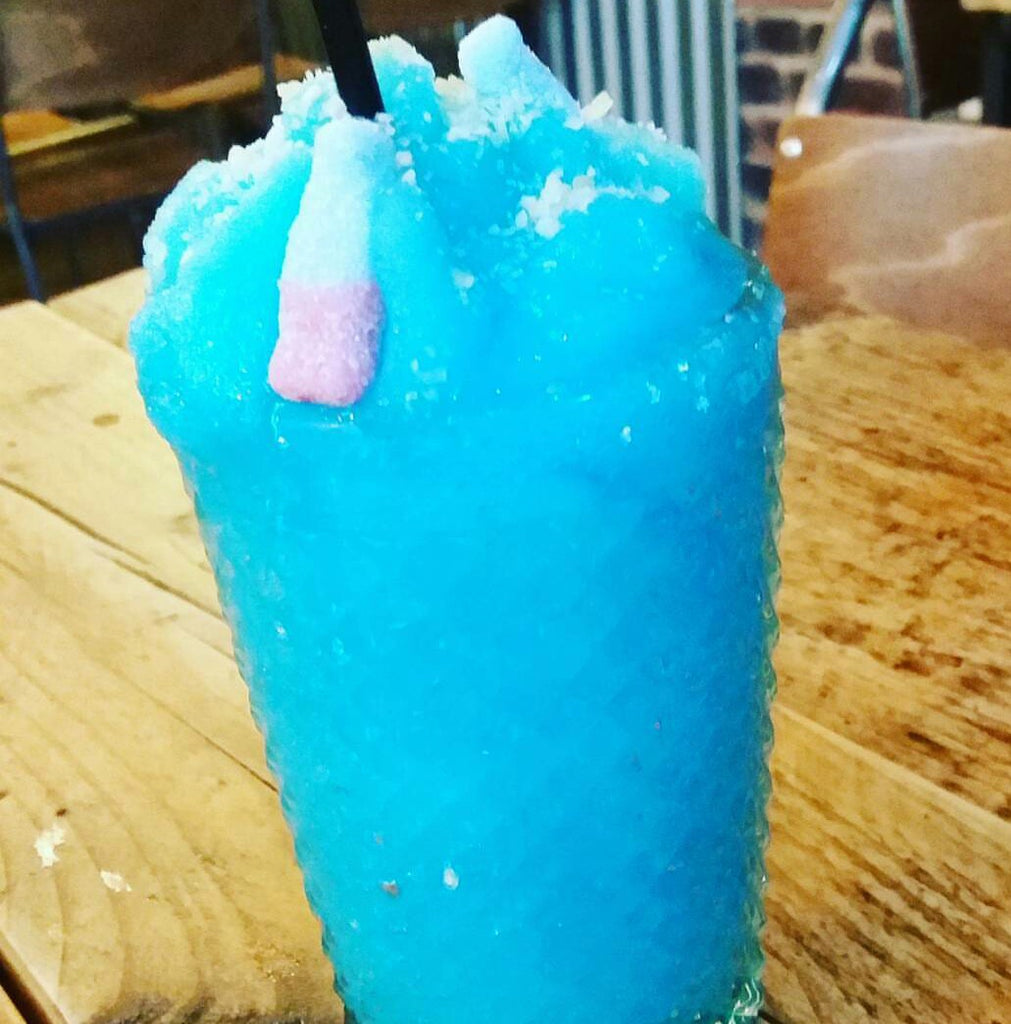 Cool Blue Slush Drink