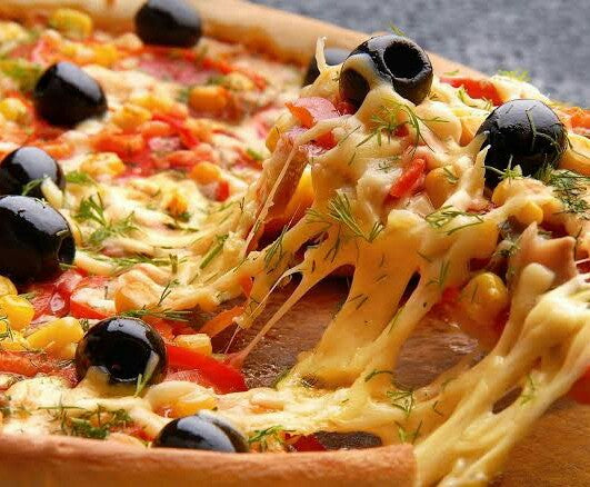 Double Chicken Cheese Burst Pizza
