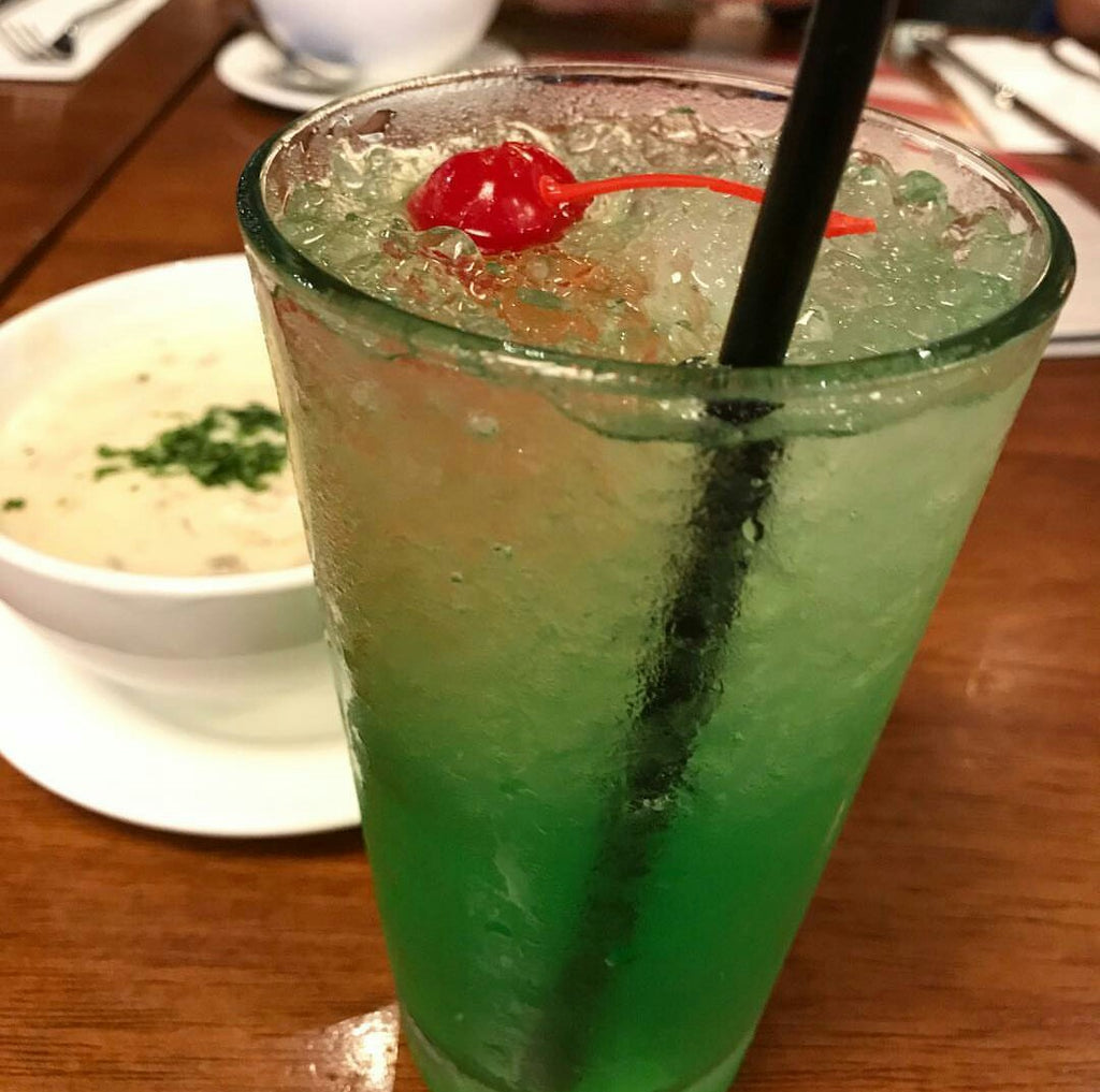 Green Apple Slush Drink