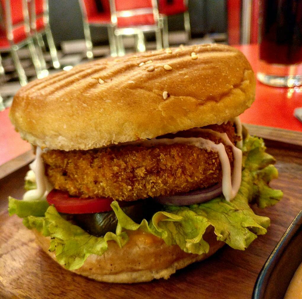 Paneer Ginger Burger