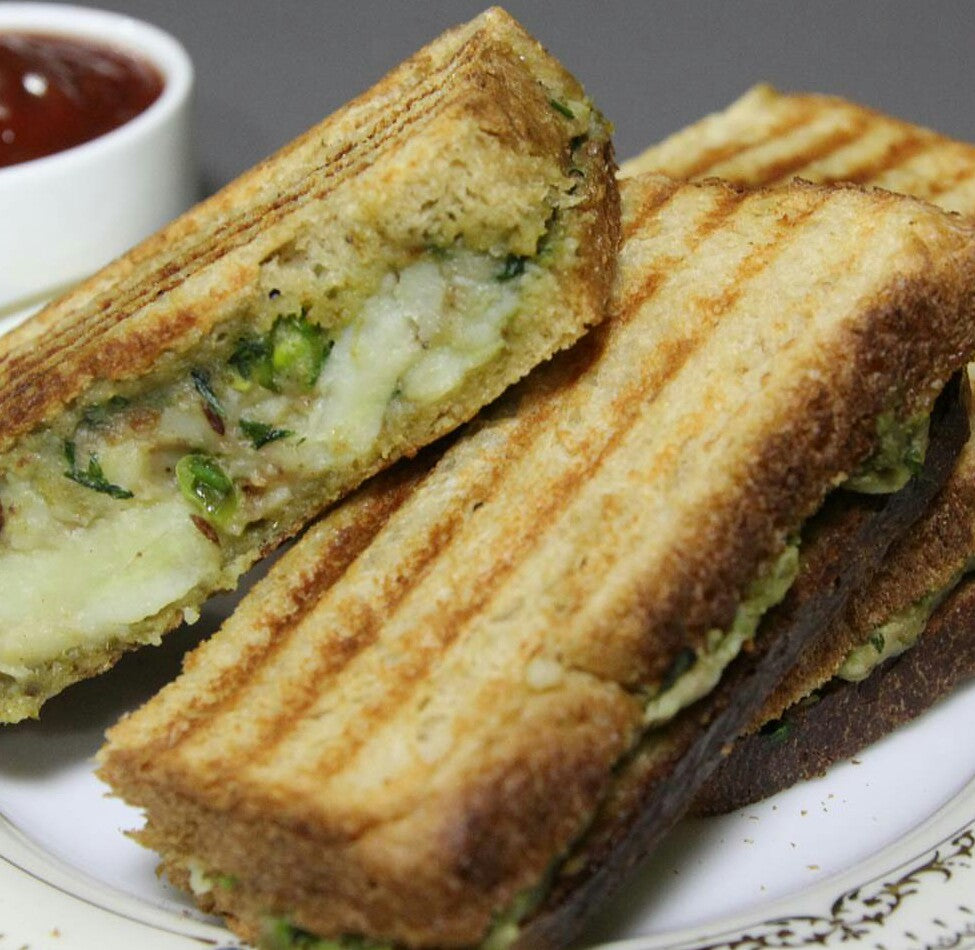 Spinach Corn Sandwich